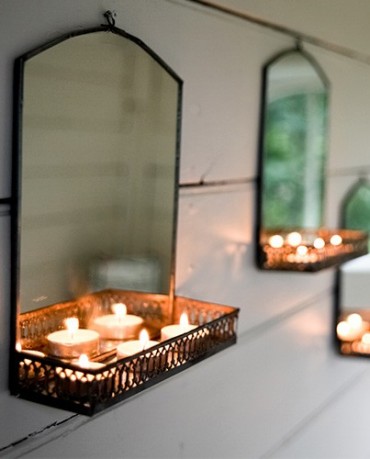 Espejo de pared con estante - Deco & Living