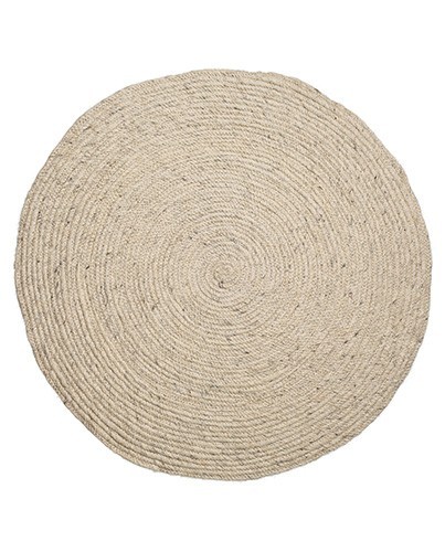 Alfombra redonda beige - Deco & Living