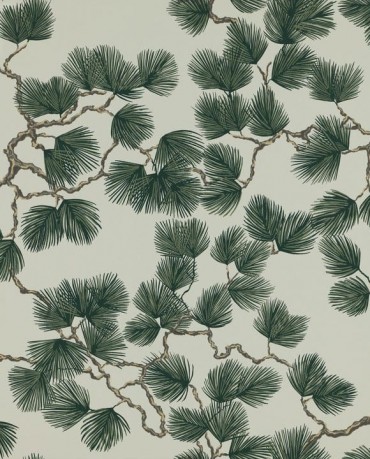 Papel pintado Pine Verde