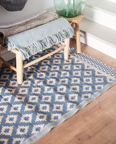 Alfombra pvc azul 90x180 - Deco & Living