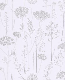 Papel pintado Carex Silver Gris