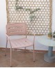 Silla Kettal Aluminio Rosa