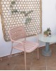 Silla Kettal Aluminio Rosa