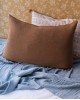 Funda cojín gofre nuez 50x60