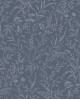 Papel Pintado flores silvestres azul
