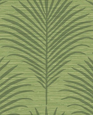 Papel Pintado palmeras verde grandes