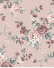 Papel Pintado ROSAS VINTAGE ROSA
