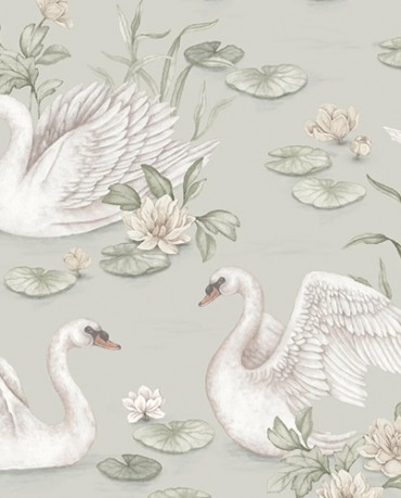 Papel Pintado cisne salva
