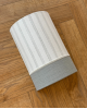 Aplique semi circular de lino