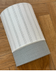 Aplique semi circular de lino