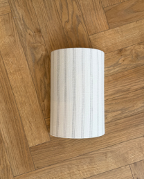 Aplique semi circular de lino 