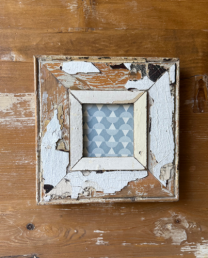 Marco África S cuadrado decapado verde