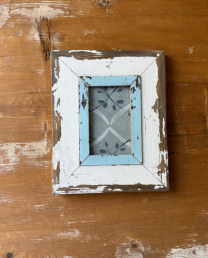 Marco África S rectangular turquesa