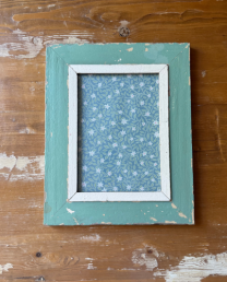 Marco África L rectangular turquesa