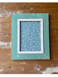 Marco África L rectangular turquesa